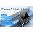 thumbnail image 3 of Transmisor Bluetooth para Avión, Receptor Transmisor Inalámbrico BT 5.4 2 en 1, Adaptador Auxiliar Bluetooth para Auto 3.5mm Audio RCA Compatible con Tarjeta Play TF Negro, 3 of 14