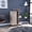 Beige, variant on 32" Tall Carbon Espresso Bar with Two Enclosed Shelves and Folding Door | Ideal for Basement Bars, Hides Mess