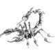 thumbnail image 5 of Juego de rompecabezas de metal 3D de Steel Warcrafts, fuerte sentido científico y tecnológico, modelos de animales de montaje manual con alta dificultad para la colección de regalos para adultos y ni TUNC Sencillez, 5 of 5