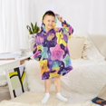 thumbnail image 6 of BZSMCE Wearable Blanket Hoodie Fashion Starry Constellation Dance Home Wear, 6 of 7