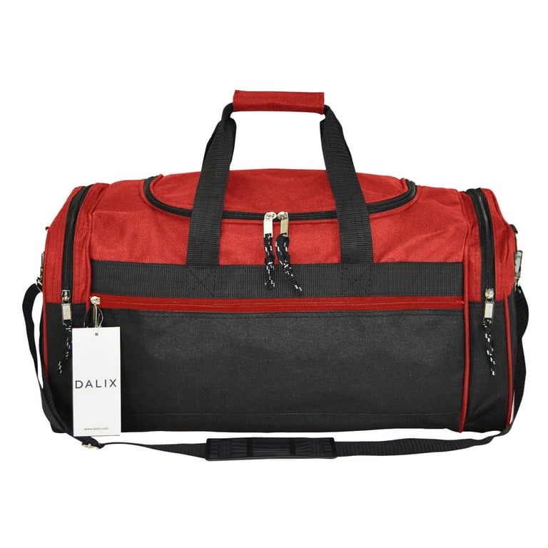 Dalix 21 inch blank sports duffle bag gym bag travel duffel with adjustable strap sales