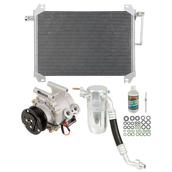 For GMC Envoy & Envoy XL 2002 A/C Kit w/ AC Compressor Condenser & Drier - BuyAutoParts