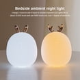 thumbnail image 4 of Inteprter patrón de luz LED de noche, lámpara de Control táctil recargable por USB de silicona, lámparas para dormir para dormitorio, Electrodomésticos Tipo 2 Inteprter HA064147-02, 4 of 6