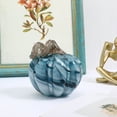 thumbnail image 4 of PAMINGONO Simulation Pumpkin Decor – Glass Craft Ornament – Blue Pumpkin Adornment for Home, Tabletop, or Fall Decoration, 4 of 8