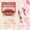 B, variant on Kokovifyves Long Wear Pigmented Liquid Lip Gloss, Daily Western Style Lip Cosmetic 3.2g