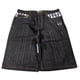 thumbnail image 5 of Pantalones cortos de mezclilla con estampado de payaso y grafiti de estilo hip hop lavado gótico americano, estilo Y2K, estilo casual clásico negro, pantalones anchos hasta la rodilla, 5 of 5