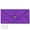 Purple, variant on Big Skinny RFID Blocking Slimvelope Tri-Fold Checkbook Wallet, Holds Up to 40 Cards, Verdant Green