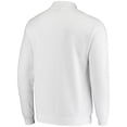 thumbnail image 4 of Men's Colosseum White NC State Wolfpack Tortugas Logo Quarter-Zip Jacket, 4 of 4