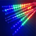thumbnail image 3 of LED Meteor Shower Rain Lights Waterproof Falling Raindrop Fairy String Light for Street Garland Christmas Holiday Decor Navidad, 3 of 5