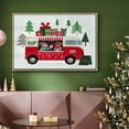 thumbnail image 6 of Santa's Foodtruck Collection A - Framed Gallery Wrapped Holiday Canvas - 17 x 25 - Natural Wood Frame, 6 of 8
