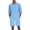 Light Blue, variant on Ohufall Plus Size Outfits for Men 2 Pieces Set Fashion Solid Casual V-Neck Tee Shirts and Drawstring Elastic Waist Shorts Summer Beach T-shirt Short Sets