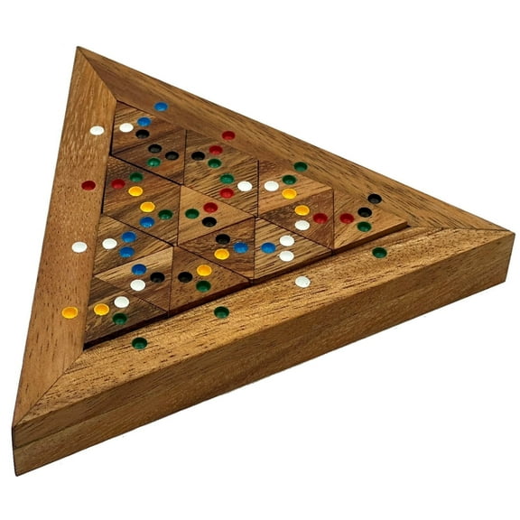 Color Match Triangle - Wooden Puzzle Brain Teaser