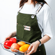 thumbnail image 4 of Delantales de chef para hombres y mujeres con bolsillos grandes, delantal de trabajo de lona de algodón, 4 of 5
