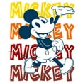 thumbnail image 2 of Boy's Mickey & Friends Mickey Mouse Classic Name Stack  Graphic Tee White Medium, 2 of 4