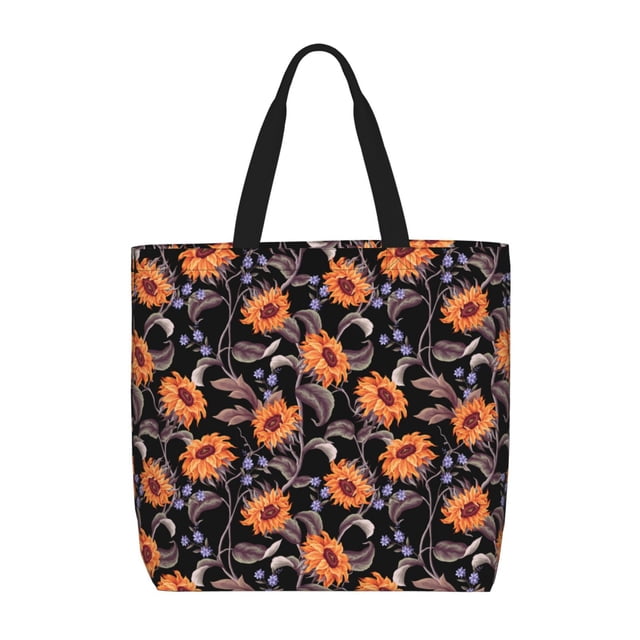 Balery Sunflowers Bolsa de Mano para Mujeres con Cremallera, Bolsa de Gimnasio con Compartimentos, Bolsa para Laptop, Bolsa para Trabajo