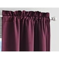thumbnail image 5 of Mainstays Blackout Curtain Panel Pair, Set of 2, Burgundy, 30"W x 84"L, 5 of 8