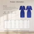thumbnail image 7 of Zaldita Plus Size Elegant Dresses for Women Embroidery Lace Cocktail Party Bodycon Midi Dress Sky Blue XXL, 7 of 7