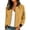 Yellow, variant on Tqcoqu Womens Casual Jacket,Lightweight Long Sleeve Zip Up Coat Trendy Work Clothes With Pockets,Beige Women's S-XXL