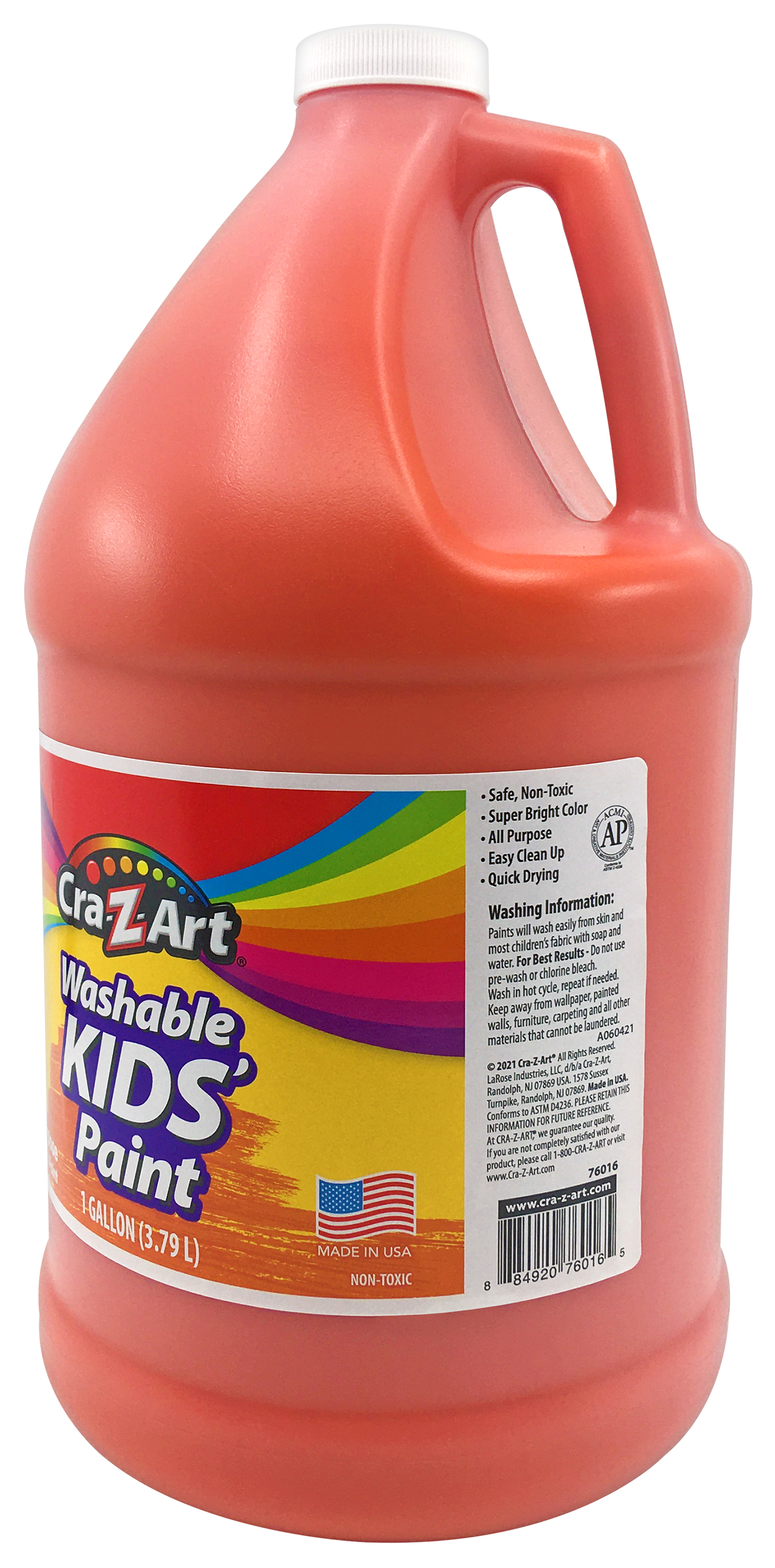 Cra-Z-Art Washable Poster Paint Orange 1 Gallon