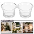 thumbnail image 2 of NIAIZEK 6-Pack Clear Glass Votive Candle Holders Minimalist Home Decor Wedding Party Lighting, 2 of 6