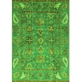 thumbnail image 1 of Ahgly Company Indoor Rectangle Oriental Green Traditional Area Rugs, 7' x 9', 1 of 4