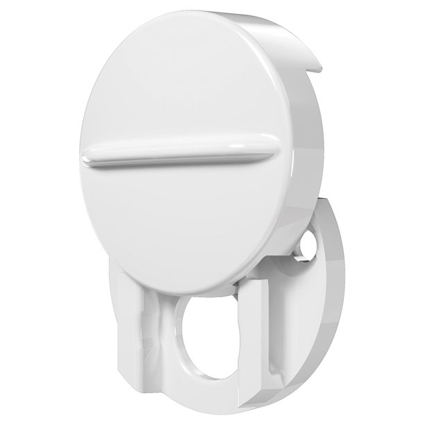 11/2 in. Outside Diameter Fixed Door Viewer Privacy Cover Plastic