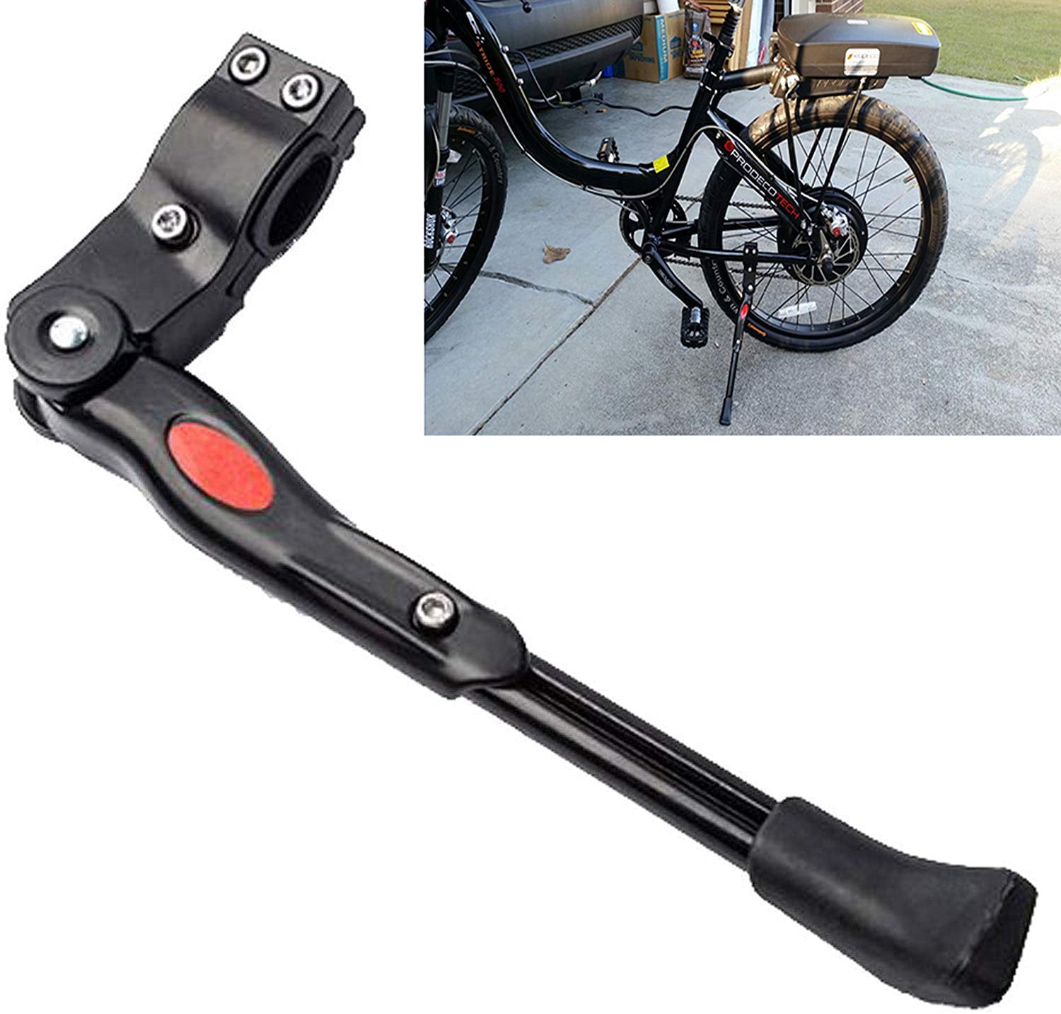 Adjustable Mountain Bike Kickstand Bicycle Side Stand for 16/20/24/26" Tire FT