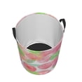 thumbnail image 4 of YFYANG Waterproof Laundry Hamper, Rose Watercolor Painting Laundry Basket Oxford Fabric with Handle Foldable, M, 4 of 8
