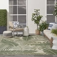 thumbnail image 4 of Nourison Garden Oasis 10' x 14' Ivory Green Outdoor Rug, 4 of 11