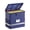 Blue-12.2"x6"x10.2", variant on Fireproof File Box With Lock  Document Storage Organizer Suitable For Hanging Folders In Letter Size Collapsible Reflective Strip Fast Find (12.2"*6"*10.2 Blue)