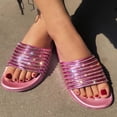 thumbnail image 1 of Zapatillas de verano para mujer con diamantes de destello brillantes, zapatos de ocio de una palabra Wmkox8yii  hj789, 1 of 7