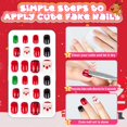 thumbnail image 3 of Uñas artificiales postizas AGGKKY para niños Press on Nails, 144 unidades, 3 of 7
