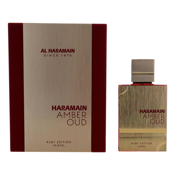 Amber Oud Ruby Edition by Al Haramain, 3.4 oz Eau De Parfum Spray for Unisex