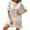White, variant on Cavosen Womens Beach Cover up Short Sleeves Knitted Crochet Hollow Out Dress Bikinis Swimsuit Cover Ups Scoop Neck Sheer Scalloped Hem Swimwear Kaftan Plain Bathing Suit Kimono