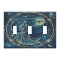 thumbnail image 2 of 2 Gang Light Switch Cover Plate Virgo Of Zodiac Wall Plate Decorate Electrical Outlet Cover Plates 4.56”x4.48”, 2 of 8