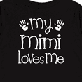 thumbnail image 4 of Inktastic My Mimi Loves Me Grandkids Boys or Girls Long Sleeve Toddler T-Shirt, 4 of 5