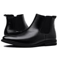 thumbnail image 2 of DADAWEN Men's Black Chelsea Boots 10.5 US, 2 of 6