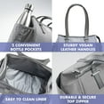 thumbnail image 3 of Fit & Fresh Lunch Bag For Women, Copley Lunch Kit, Gray Tweed, 3 of 6