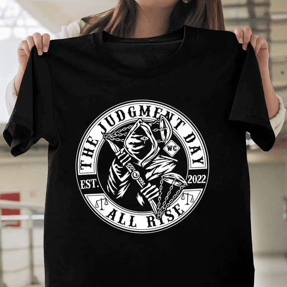 The Judgment Day Est 2022 Shirt WWE Wrestling Stable Edge Damian Priest Rhea Art V41237 Unisex T-Shirt, Size Up to 5XL