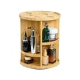 thumbnail image 1 of Organizador de maquillaje VVW Rotating Bamboo 360° Spinning Beige, 1 of 7