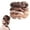 Terracotta (Crepe), variant on Crepe Scrunchies for Adult, Red, 5 Pack