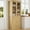 Natural, variant on SELOOYE Kitchen Pantry Cabinet, 71" Modern Glass Display Cabinet with Wood Doors, Tall Storage Cabinet with Adjustable Shelves, Freestanding Cupboard for Living Room, Dining Room, Kitchen, White