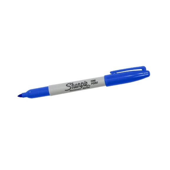 Sharpie Blue Fine Point Markers (12 Per/Case)