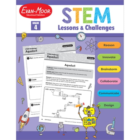 Pre-Owned Stem Lessons and Challenges, Grade 4 Teacher Resource (Paperback) 1629388645 9781629388649