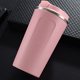 thumbnail image 5 of Taza de viaje de café Taza aislada de doble pared de acero inoxidable 304 de grado alimenticio para bebidas frías y calientes 510 ml rosa, 5 of 12