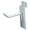 WHITE, variant on 2" Slatwall Hooks for Slat Panel Display - Heavy Duty -