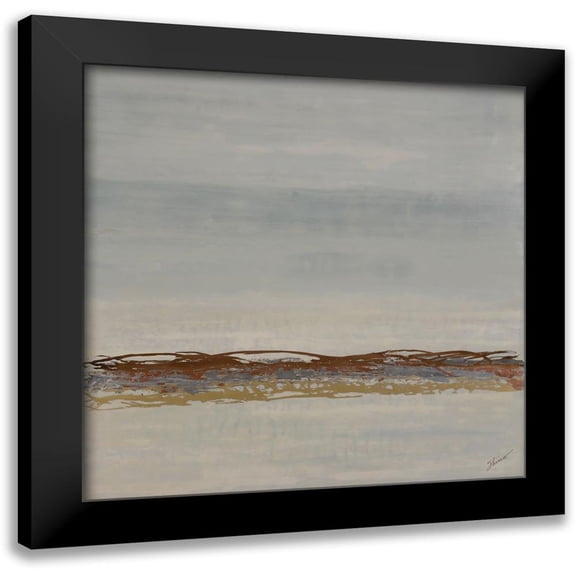 Shanti, Shima 12x12 Black Modern Framed Museum Art Print Titled - Harmony of One