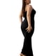 thumbnail image 3 of Txlixc WFaldas largas de tirantes de verano para mujeres, faldas de lazo cuadrado de pasta sólida para clubes de fiestas Txlixc moda, 3 of 9