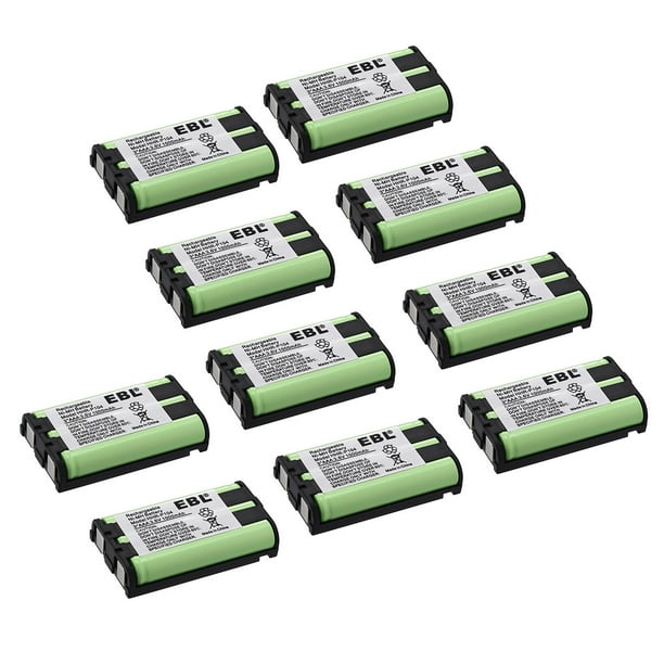 EBL 10Pack 1000mAh 3.6V Replacement Battery for Panasonic HHRP104, P104A, KXTG2314, KX