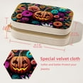 thumbnail image 5 of Halloween Velvet Portable Jewelry Organizer Box with Removable Compartment - Gift and Jewelry Display, 5 of 7